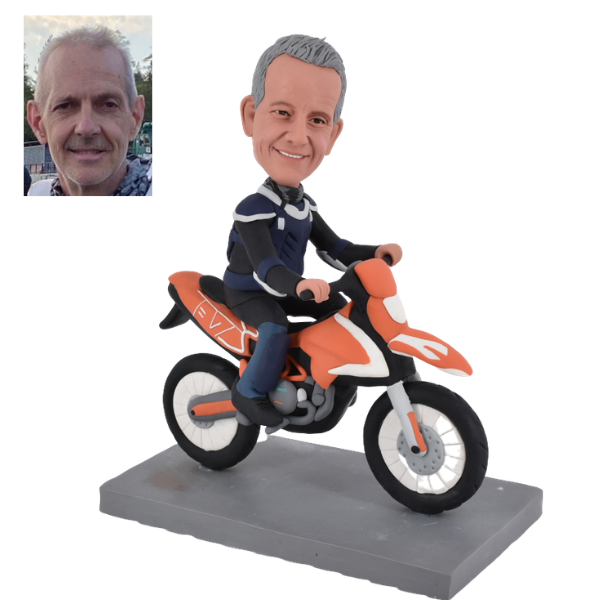 Custom Dirt bike biking Bobblehead