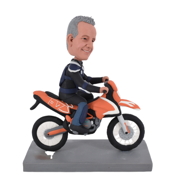 Custom Dirt bike biking Bobblehead