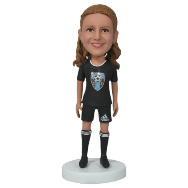 Custom Female Soccer Bobblehead Reynolds center for soccer excellence