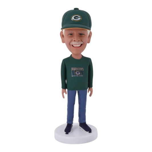 Custom Green Bay Packers Bobble head with logo
