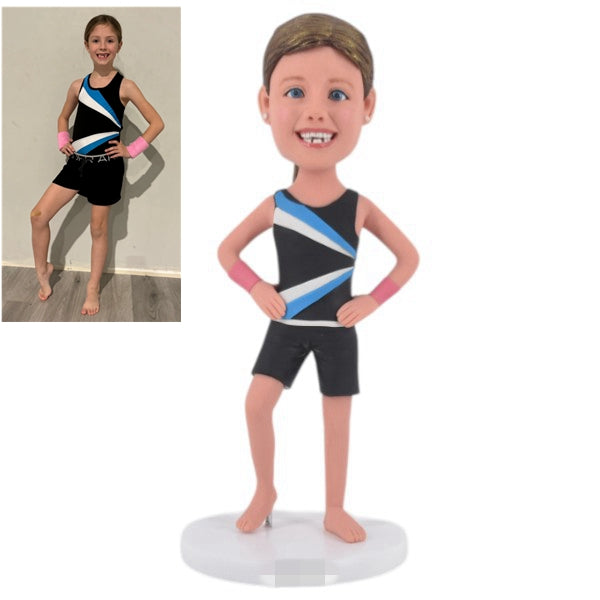 Custom Gymnastics Bobble Head gymnast from your photo