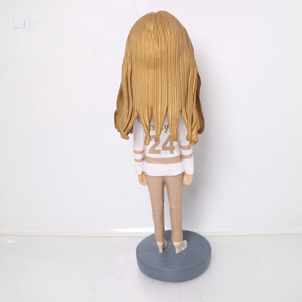 Custom Hockey bobblehead female with sports jersey