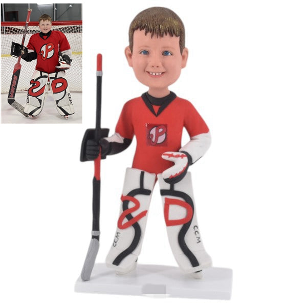 Custom Hockey kid Bobble head from Photo