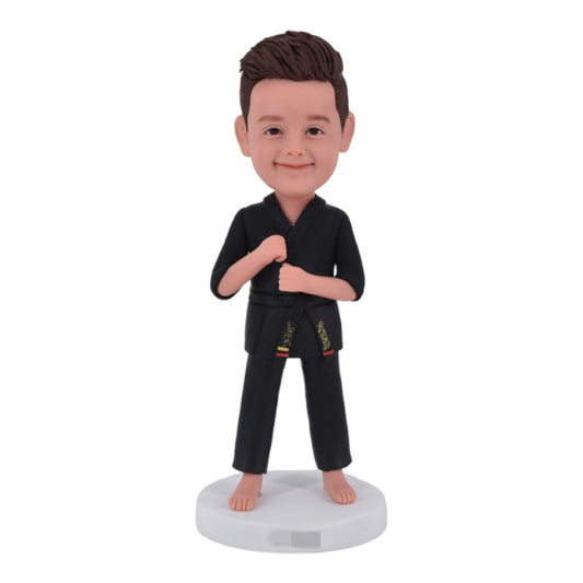 Custom Taekwondo kid Bobblehead personalized Martial Arts gift