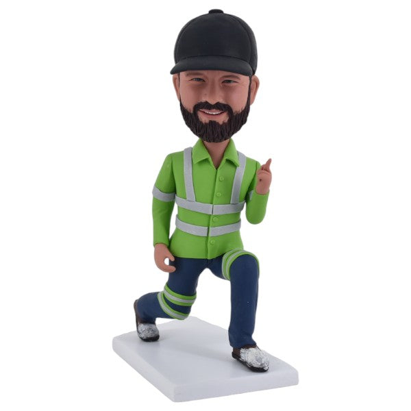 Custom engineer victory Bobblehead in your own pose