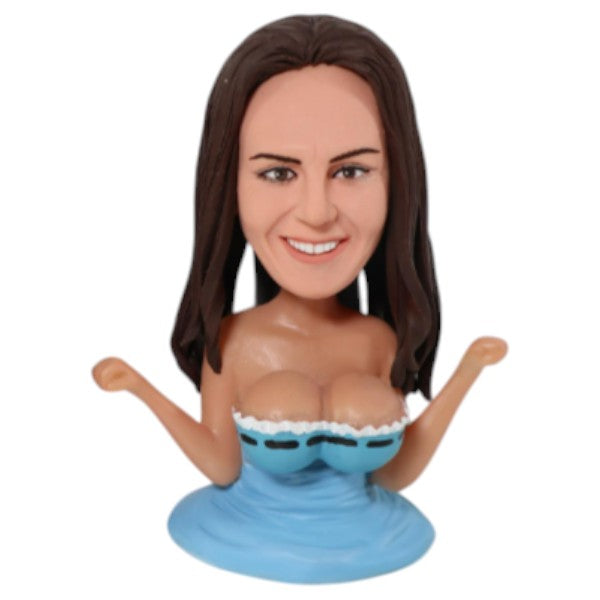 Custom face Boobs Shaking Bobblehead unique personalized gift