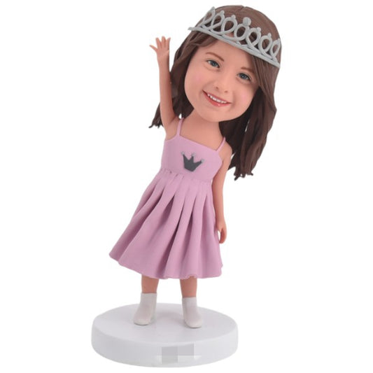 Custom kid Bobblehead with tiara
