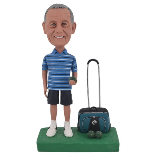 Custom lawn bowl Bobblehead
