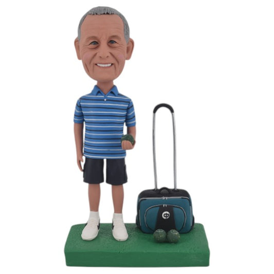 Custom lawn bowl Bobblehead