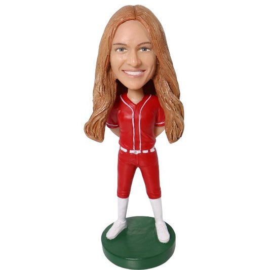 Bobblehead Personalized Softball Player