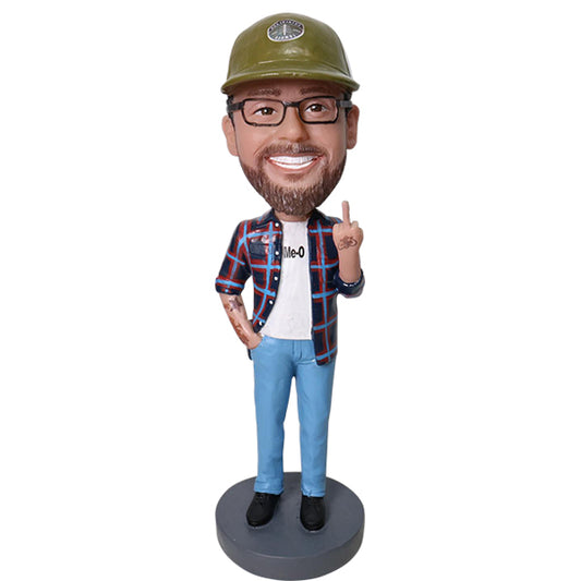 Bobblehead Custom with middle finger