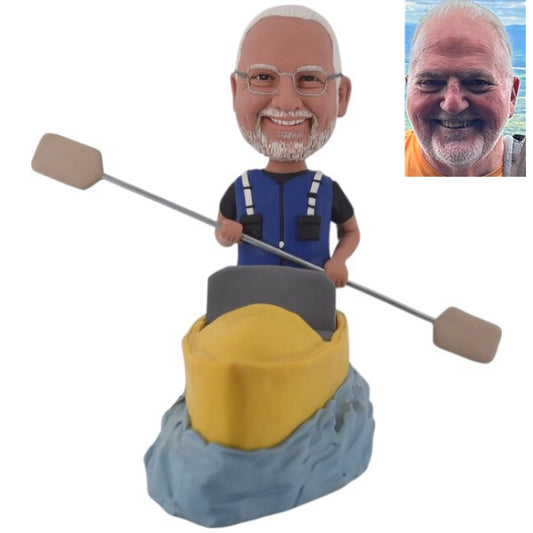 Custom Bobblehead in Kayak
