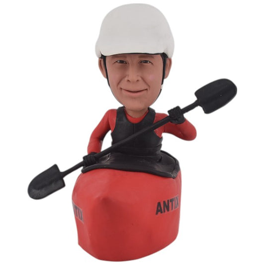 Custom Bobblehead in Kayak from Picture