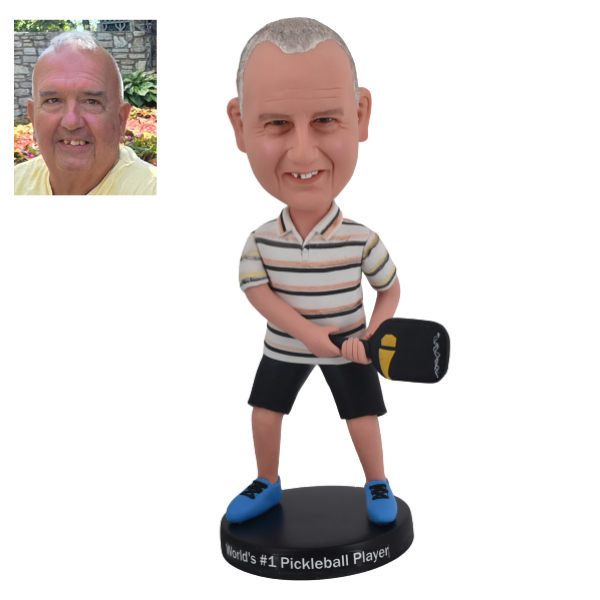 Custom Pickleball Bobblehead for pickleball Fans