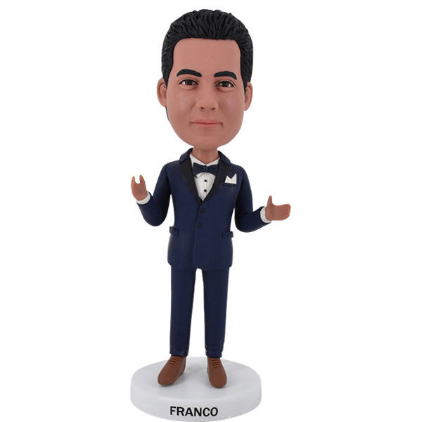 Speaking Groomsman Best Man Bobblehead welcome