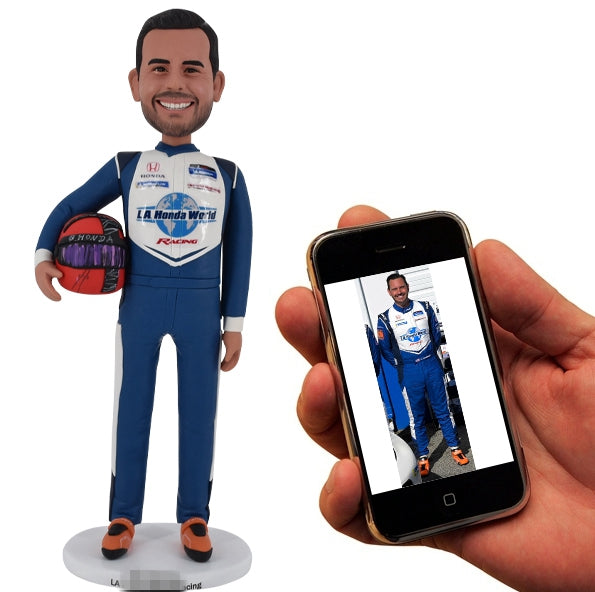 Bobblehead Racing Custom Race Car Driver Bobblehead – Bobbleheadcustom.ca
