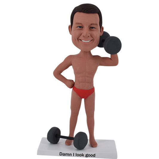 Custom Bobblehead exercise fitness workout