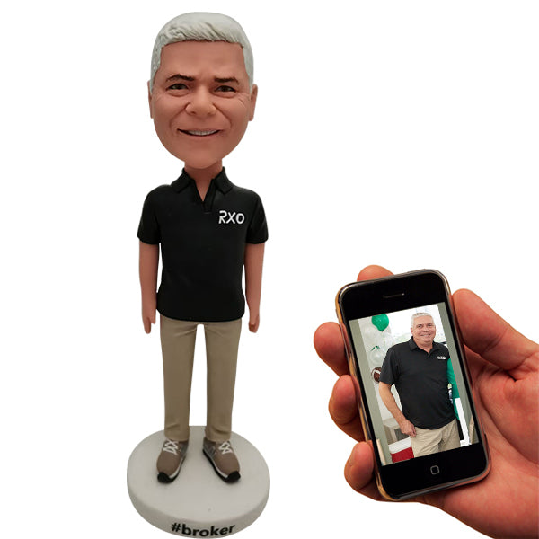 Fully custom bobblehead doll from head to toe