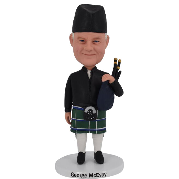 Bagpiper Custom Bobblehead