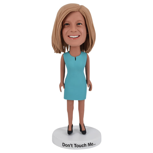 Personalized Female Manager Bobblehead BOSS, CEO, CFO