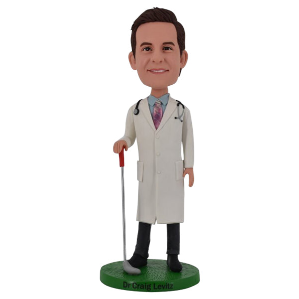 Bobbleheads customized for Golf Doctor