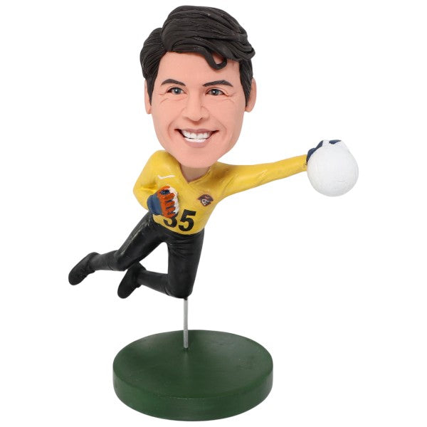 Goalie Goalkeeper bobblehead personalized figure