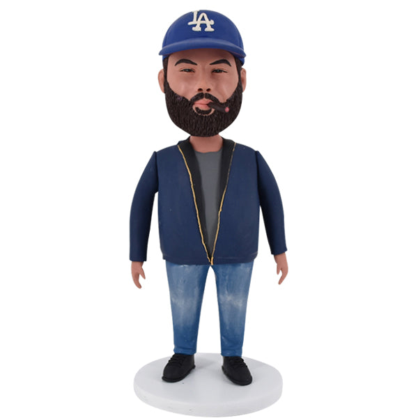 Smoking Bobble Head with cigar