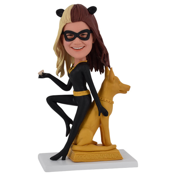 Catwoman Bobblehead Personalized