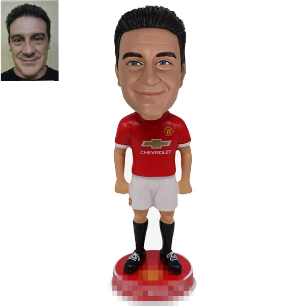 Custom Bobblehead with Manchester United jerseys