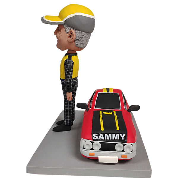 Custom Bobblehead with car from picture