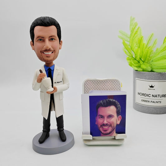 Personalized bobblehead pharmacist chemist