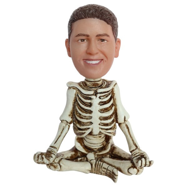 Spooky Halloween Skull Bobblehead Custom