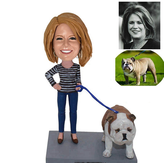 Custom Bobblehead for Dog Walker