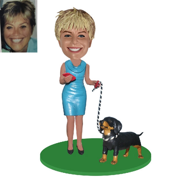 Custom Bobblehead for Dog Walker