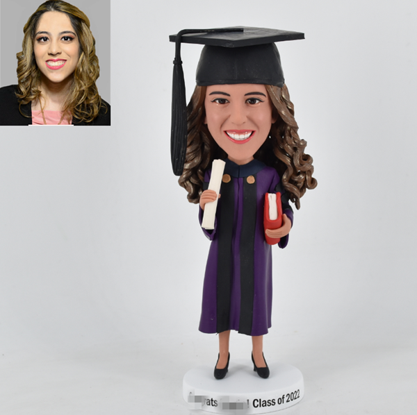 Graduation Bobblehead for Graduate from Photo