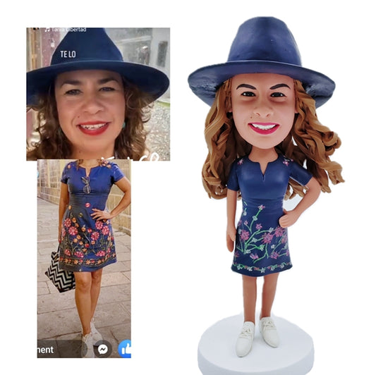 Personalized Bobblehead from Photo for her
