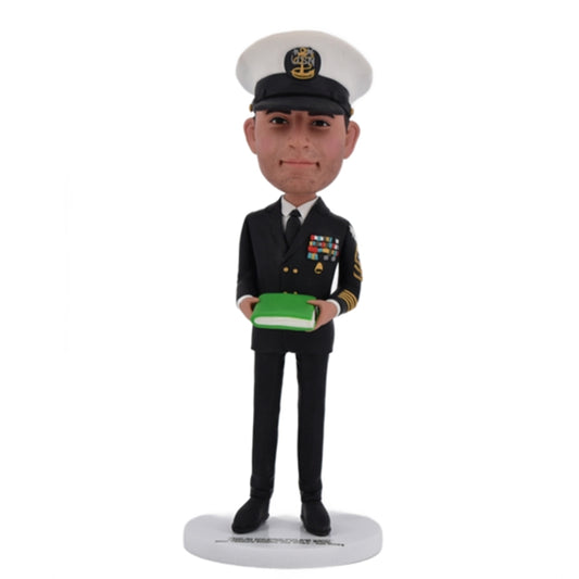 Custom Canadian Navy Bobble Head