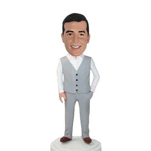 Groomsman Bobbleheads Personalized