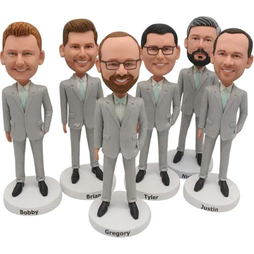 Groomsmen Custom Bobbleheads Wholesale Wedding