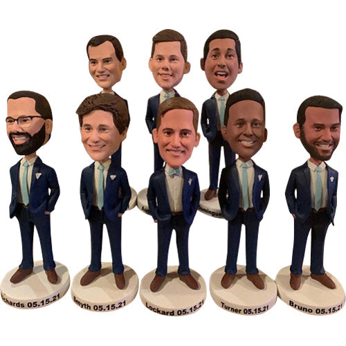 Handmade Bobbleheads Bulk for Groomsmen