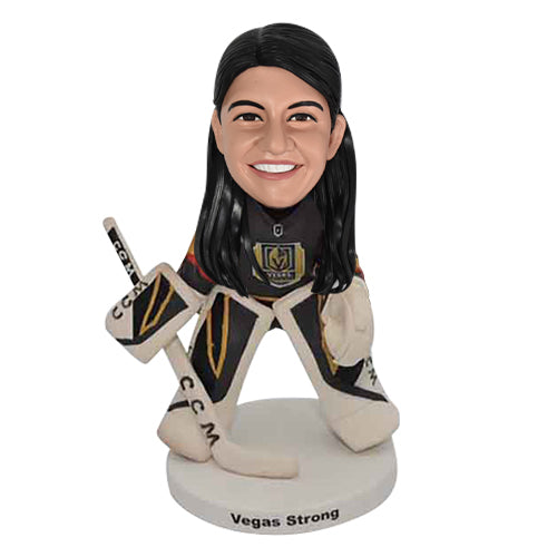 Las Vegas Knights Female Goalie Customized Bobblehead