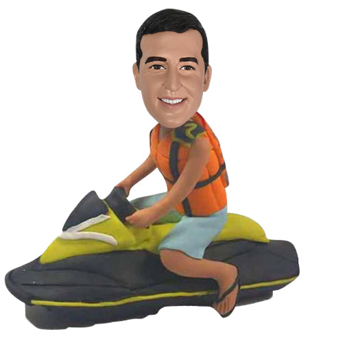 Personalized Bobblehead Doll in Jet Ski