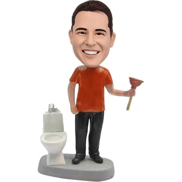 Plumber bobbleheads custom