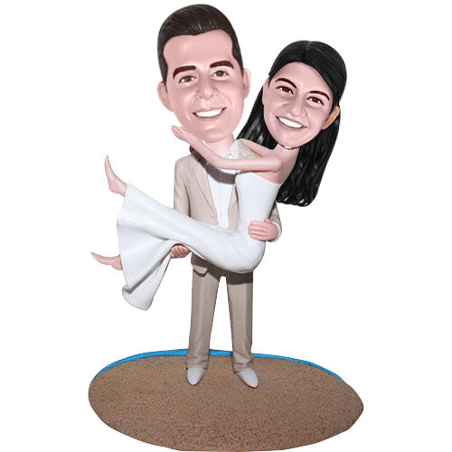 Bobbleheads Custom Groom Carrying Bride