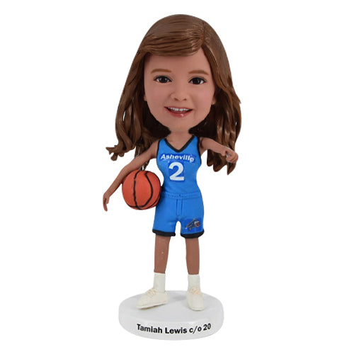 Custom Bobblehead Female Basketball