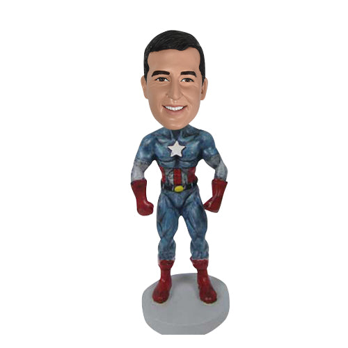 Captain America Custom Superhero Bobblehead