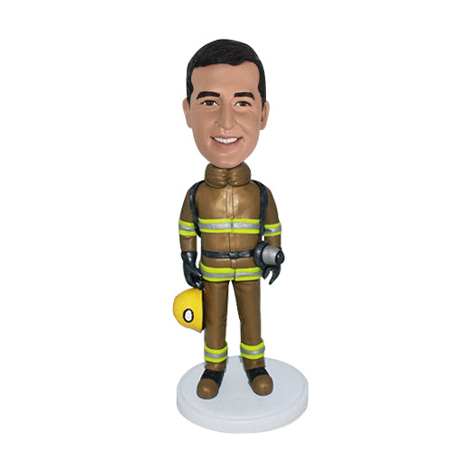 Custom Fireman Bobblehead Firefighter