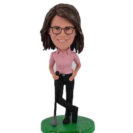 Female Golfer Bobbleheads