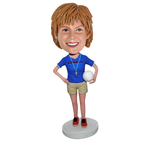 Custom Female Bobbleheads Coach