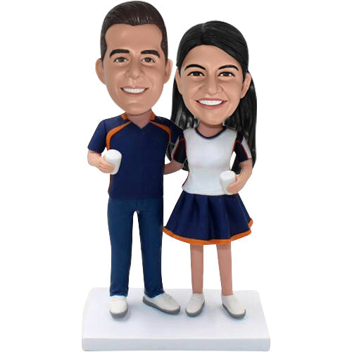 Custom Sports Couple Bobbleheads